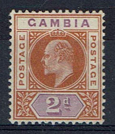 Image of Gambia SG 47a MM British Commonwealth Stamp